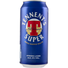 Tennent's Birra Super Strong Lager Lattina 44 cl
