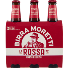 Moretti Birra La Rossa Tris 3x33 cl