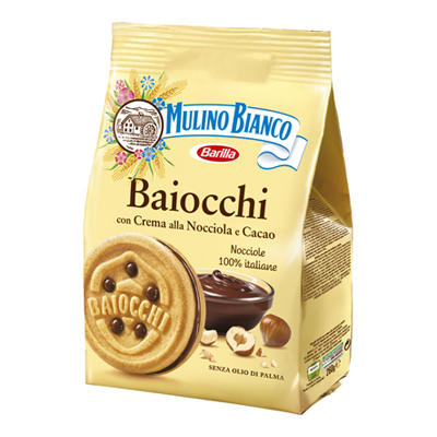 Mulino Bianco Baiocchi nocciola 260 g.