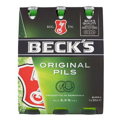 Beck's Birra Original Pils Tris 3x33 Cl