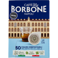 Borbone Caffè Miscela Decisa 50 cialde compostabili