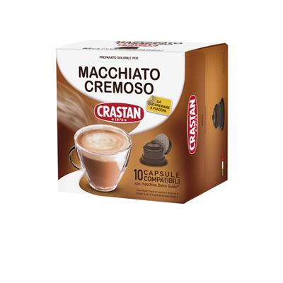 Crastan Macchiato cremoso 10 capsule x 7,5 gr.