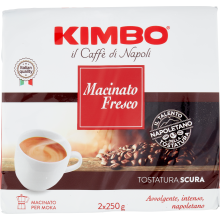 Kimbo Caffè Macinato Fresco 250 gr. x 2