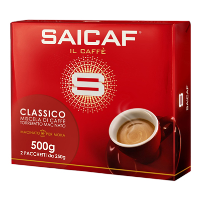 Saicaf Caffè Macinato classico 250 gr. x 2