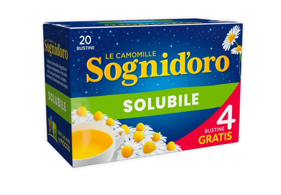Sognid'oro Camomilla solubile 16+4 filtri da 5 gr.