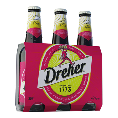 Birra Dreher Lager Originale Tris 3x33 cl