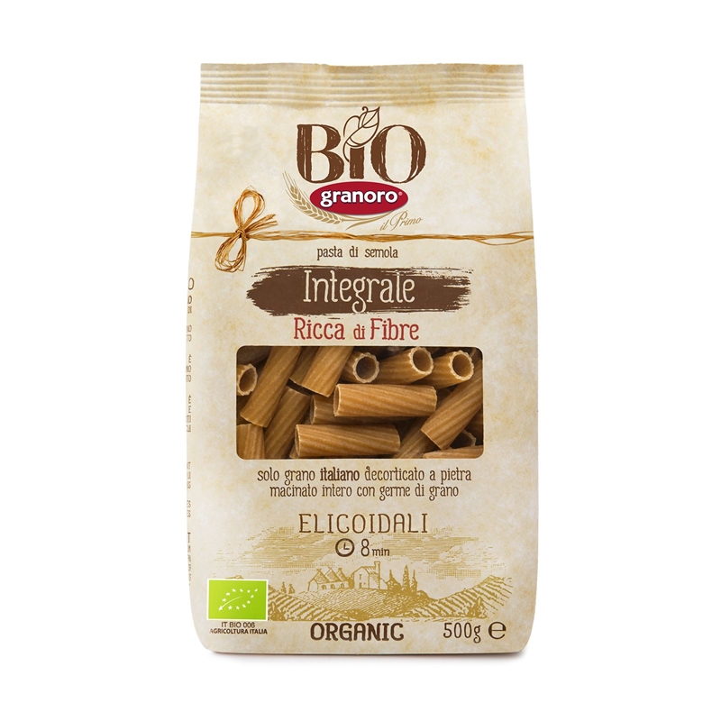 Granoro Elicoidali Pasta Bio Integrale 500 Gr