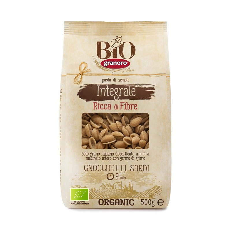 Granoro Gnocchetti Sardi Pasta Bio Integrale 500 Gr