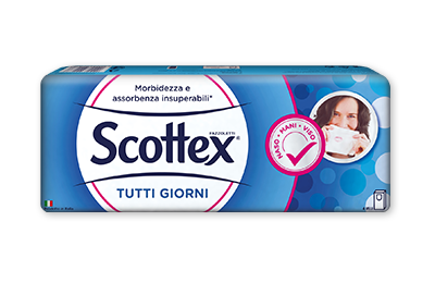 Scottex Fazzoletti Carta Tutti i Giorni 10 Pezzi