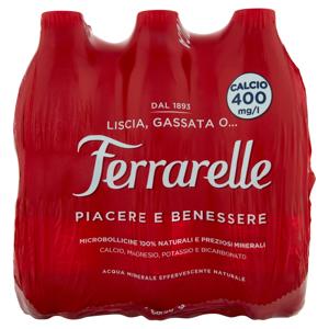 Ferrarelle Acqua Effervescente Naturale Pet 6x0,5 Lt