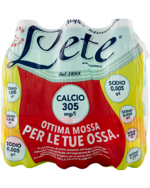 Acqua Lete Effervescente Naturale Pet 6x0,5 Lt