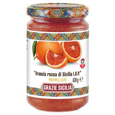 Agrisicilia marmellata di arancia rossa di Sicilia I.G.P. 420 gr.