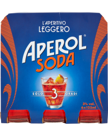 Aperol Soda 125 Ml. x 6