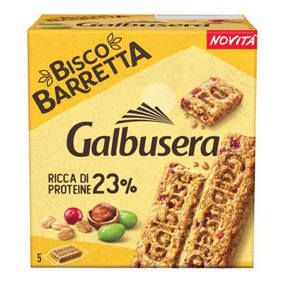 Galbusera Bisco Barretta Proteica 180 gr. (5 porzioni)