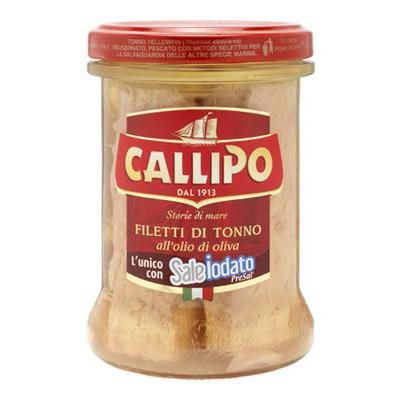 Callipo Filetti di Tonno all'olio di oliva 170 gr.