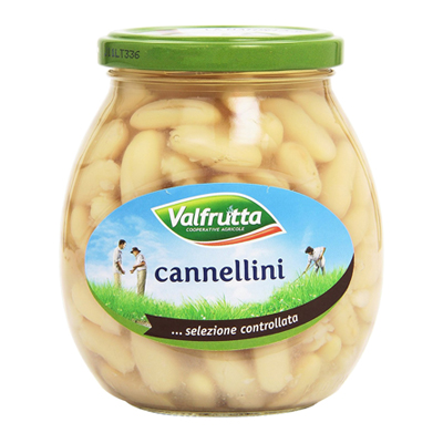 Valfrutta Fagioli Cannellini in vetro 360 gr.