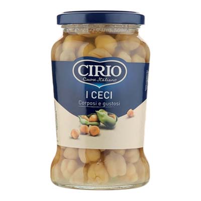 Cirio Ceci in vetro 370 gr.