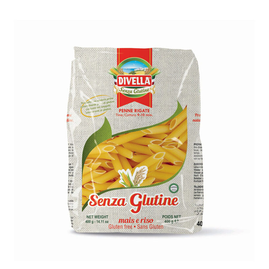 Divella Penne Ziti Rigate Senza Glutine 400 Gr