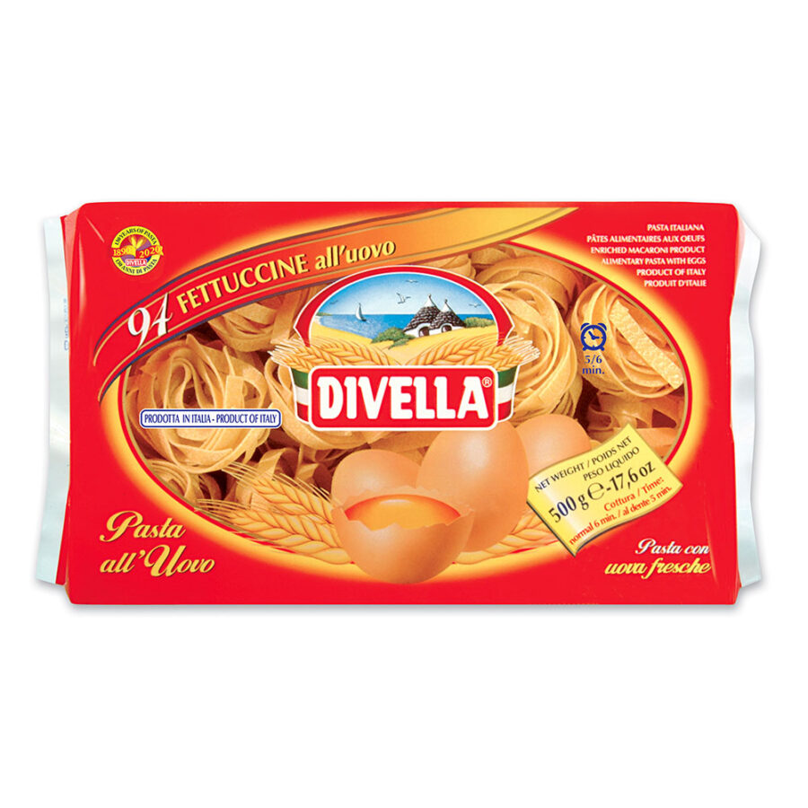 Divella Fettuccine Pasta all'uovo 500 Gr