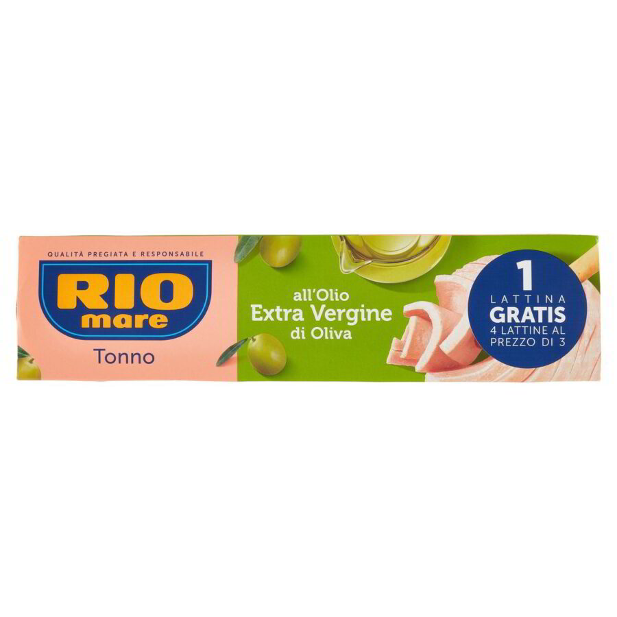 Rio Mare Tonno all'olio extra vergine di oliva 65 gr. x 3+1