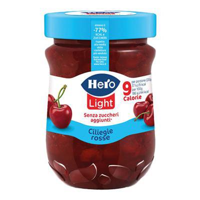 Hero Light Confettura Ciliegie Rosse 280 gr.