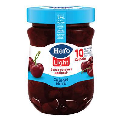 Hero Light Confettura Ciliegie Nere 280 gr.