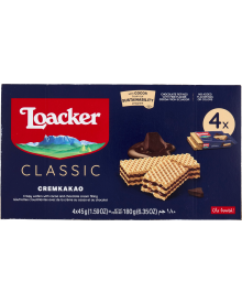 Loacker Wafer Cremkakao 45 gr. x 4