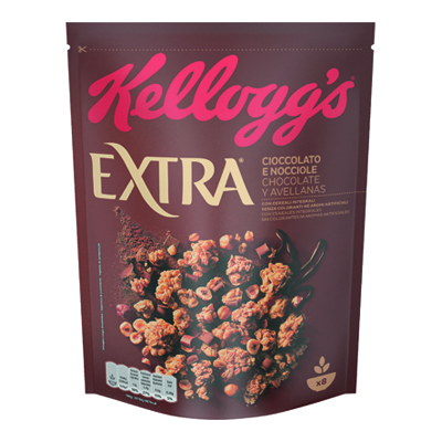 Kellogg's Extra Cioccolato e Nocciole 375 gr.
