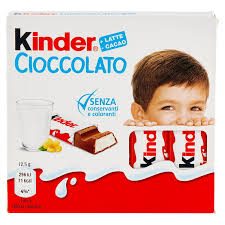 Kinder Pack 4 Barrette (50 gr.)