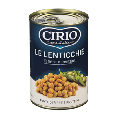 Cirio Lenticchie in lattina 400 gr.