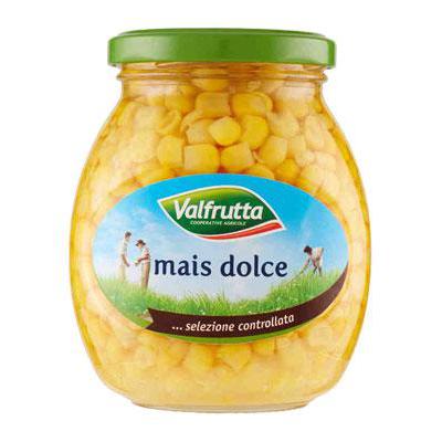 Valfrutta Mais in vetro 360 gr.