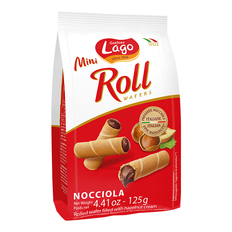 Lago Mini Roll alla Nocciola 125 gr.