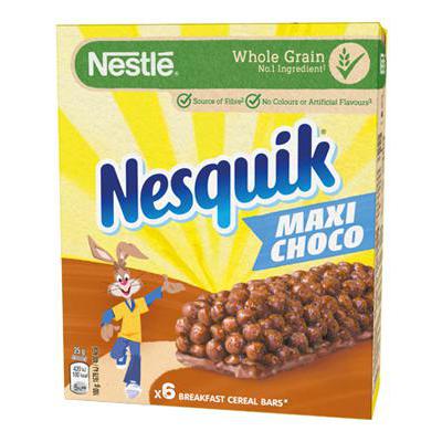 Nesquik Maxi Choco bars 25 gr. x 6