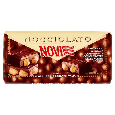 Novi Nocciolato al Gianduja con nocciole intere 130 gr.
