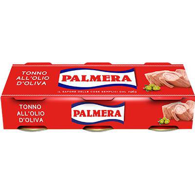 Palmera Tonno all'olio di oliva 70 gr. x 3