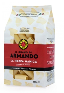 Pasta Armando La Mezza Manica Trafilata al Bronzo 500 Gr