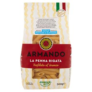 Pasta Armando La Penna Rigata Trafilata al Bronzo 500 Gr