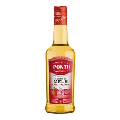 Ponti Aceto di Mele 100% italiane 500 ml.