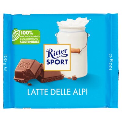 Ritter Sport Cioccolato Latte delle Alpi 100 gr.