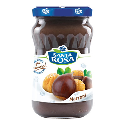 Santa Rosa Confettura Crema di Marroni alla Vaniglia 350 gr.
