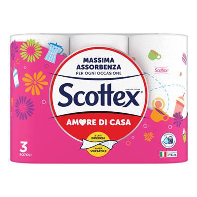 Scottex Carta da Cucina Amore di Casa 3 Rotoli