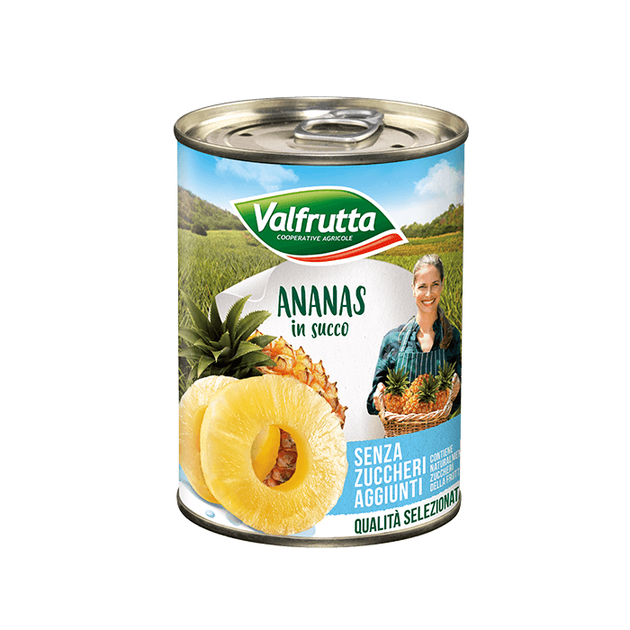 Valfrutta Ananas in Succo Naturale 675 gr.