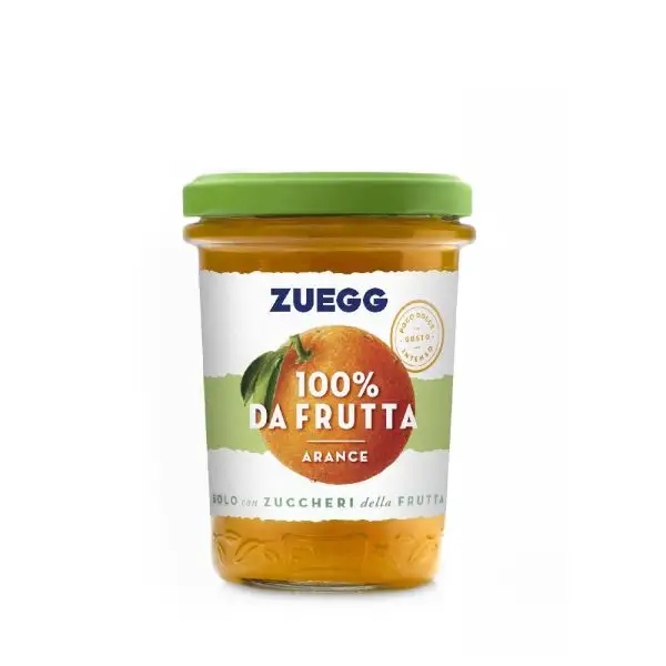 Zuegg Confettura "Zero residui 100% da frutta" Arance italiane 230 gr.
