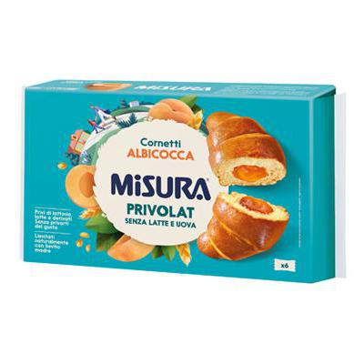 Misura Cornetti Albicocca Privolat 298 gr. (6 pezzi)
