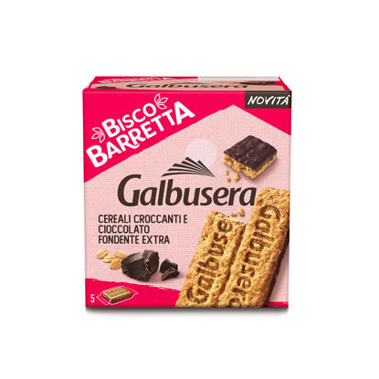 Galbusera BiscoBarretta Cereali e Cioccolato Fondente 180 gr. (5 porzioni)