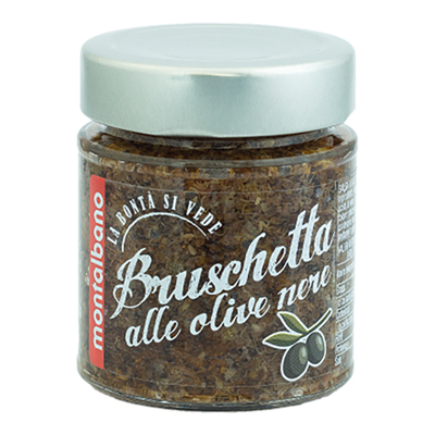 Montalbano Bruschetta alle olive nere 156 ml.