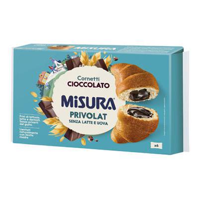 Misura Cornetti Cacao Privolat 298 gr. (6 pezzi)