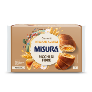 Misura Cornetti Integrali al Miele 308 gr. (6 pezzi)