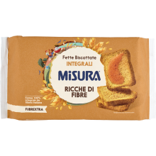 Misura Fette Biscottate Integrali Fibrextra 320 gr.