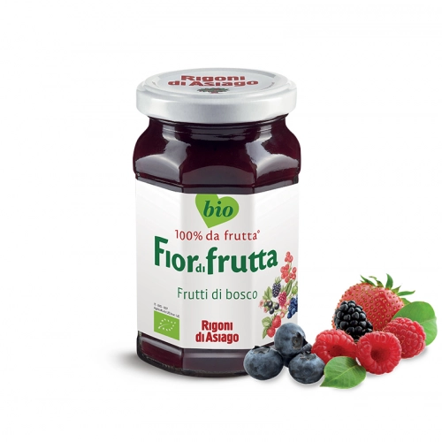 Rigoni Fior di Frutta Marmellata bio Frutti di Bosco 250 gr.